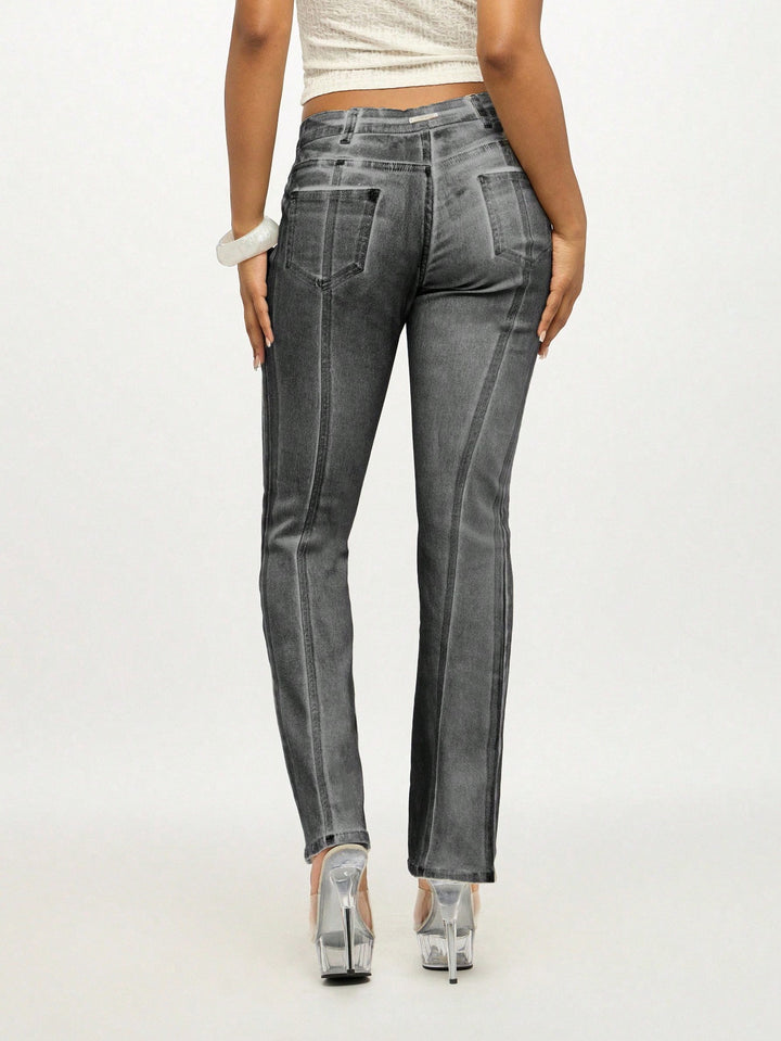 Jeans SHEIN, gri