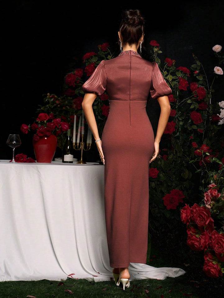 Rochie maxi SHEIN, roz