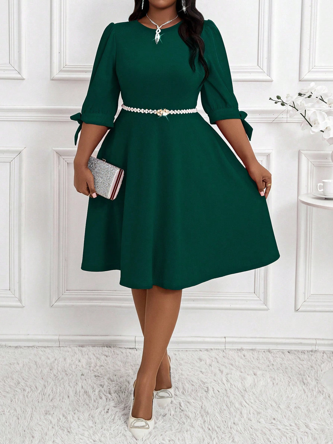 Rochie SHEIN, verde