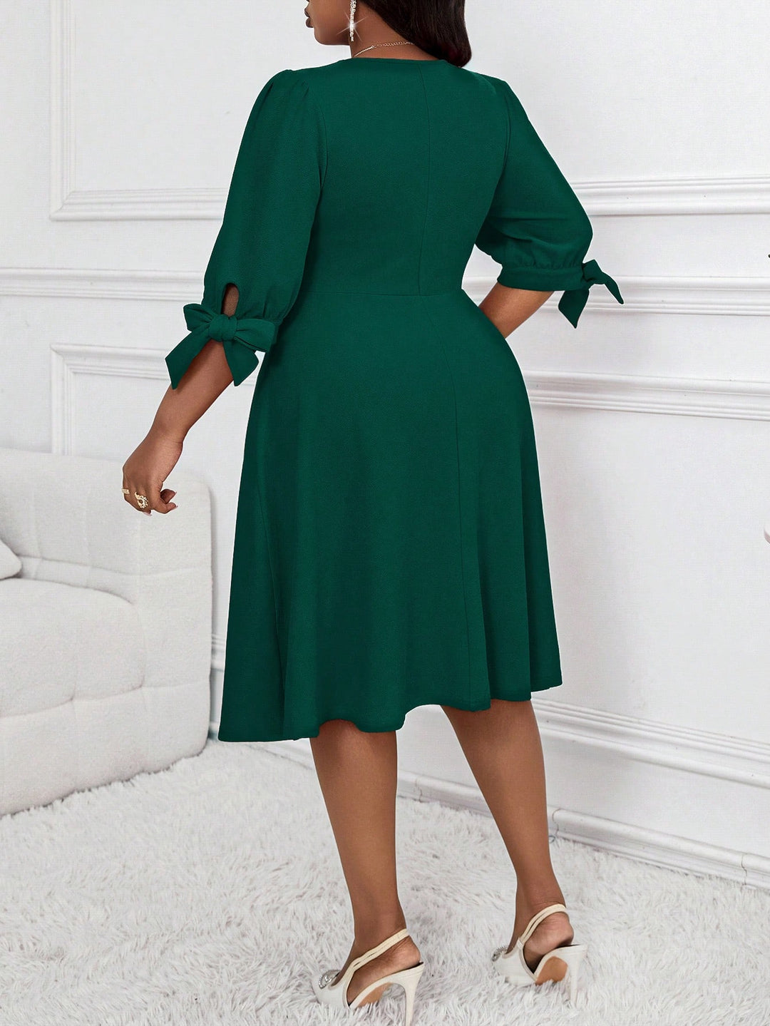 Rochie SHEIN, verde