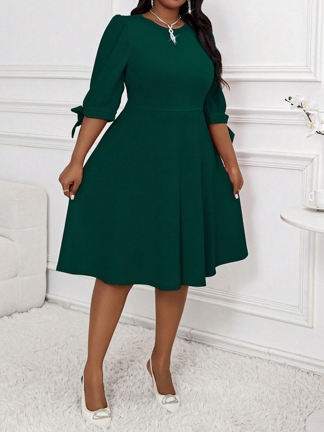 Rochie SHEIN, verde