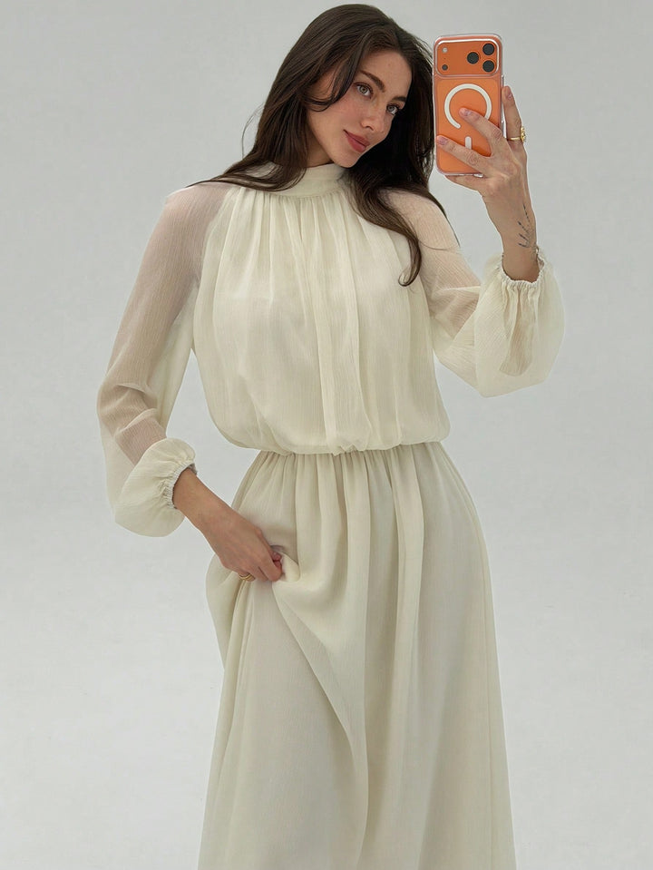 Rochie maxi SHEIN, portocaliu