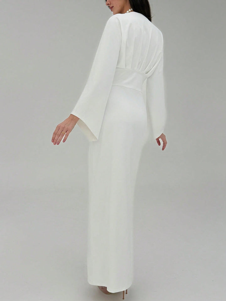 Rochie maxi SHEIN, alb