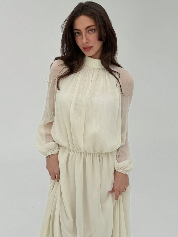 Rochie maxi SHEIN, portocaliu