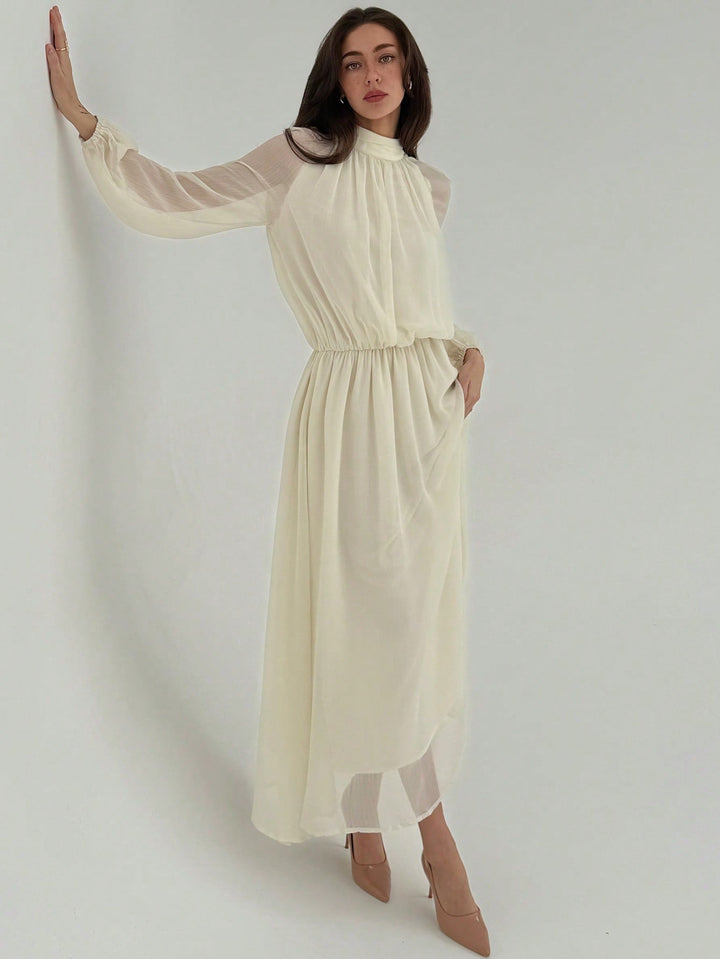 Rochie maxi SHEIN, portocaliu