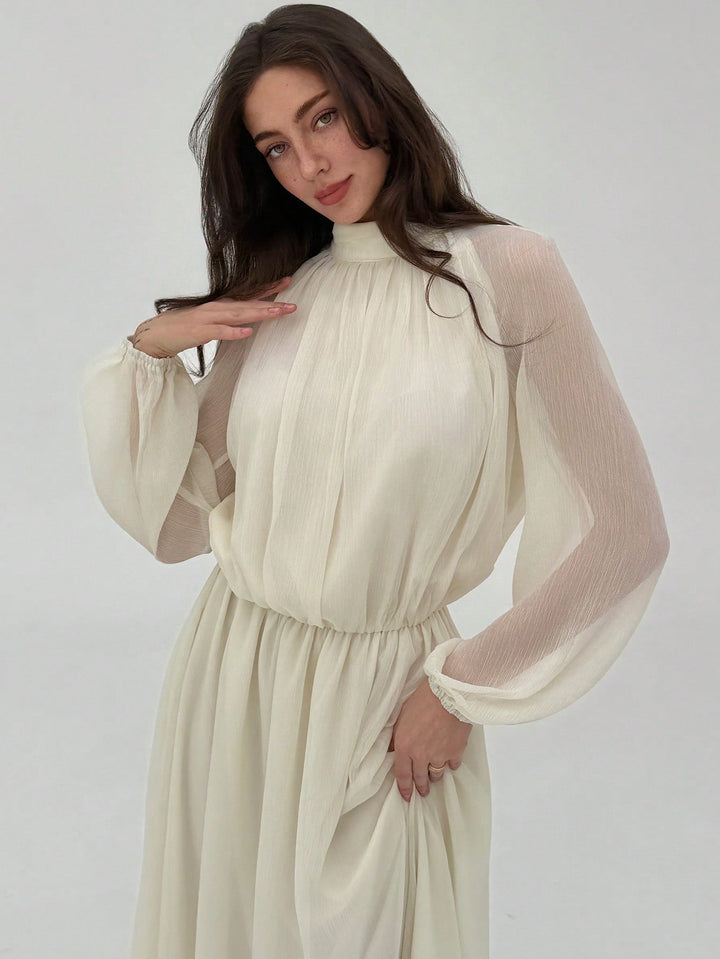 Rochie maxi SHEIN, portocaliu