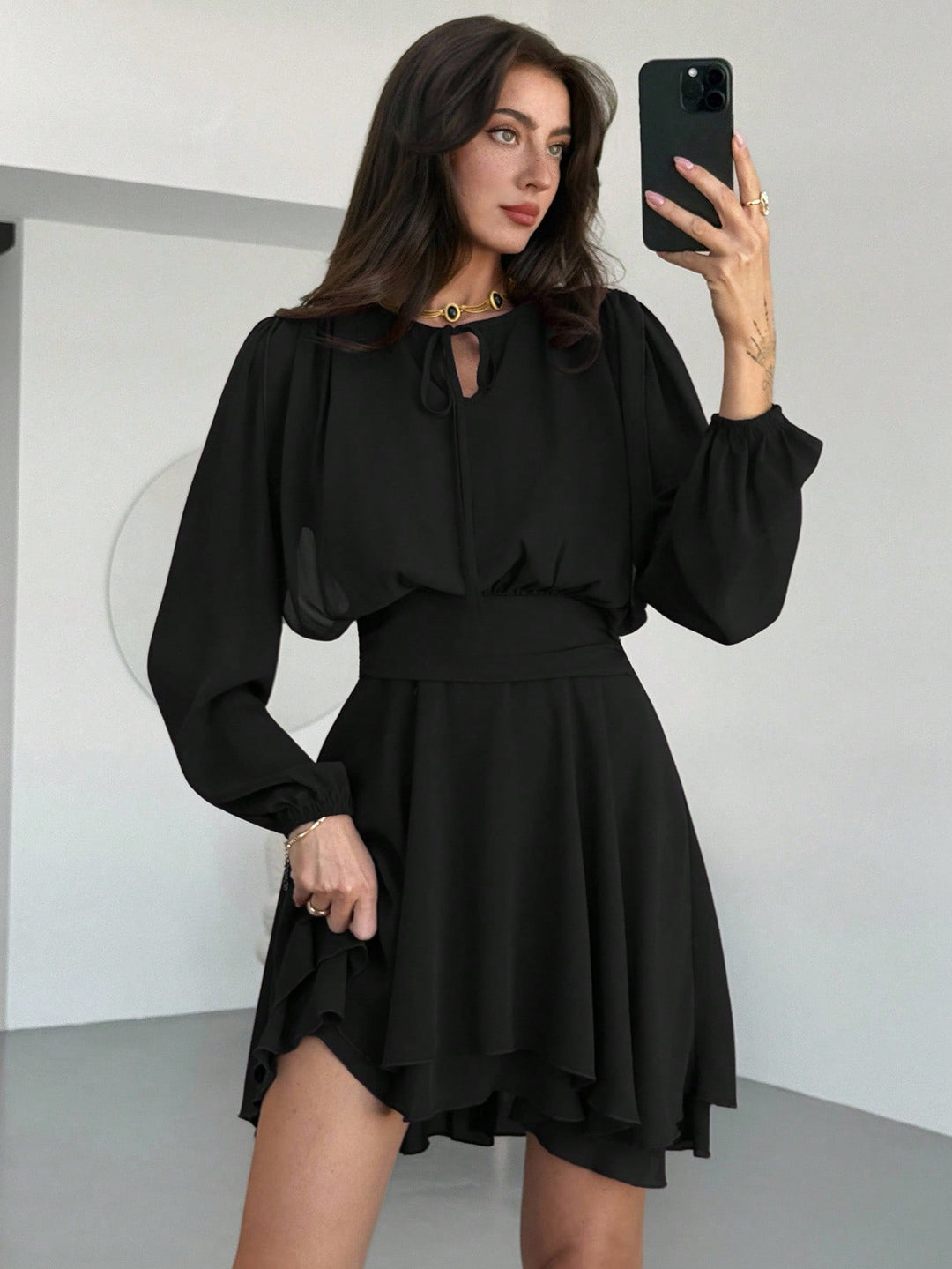 Rochie mini SHEIN, negru