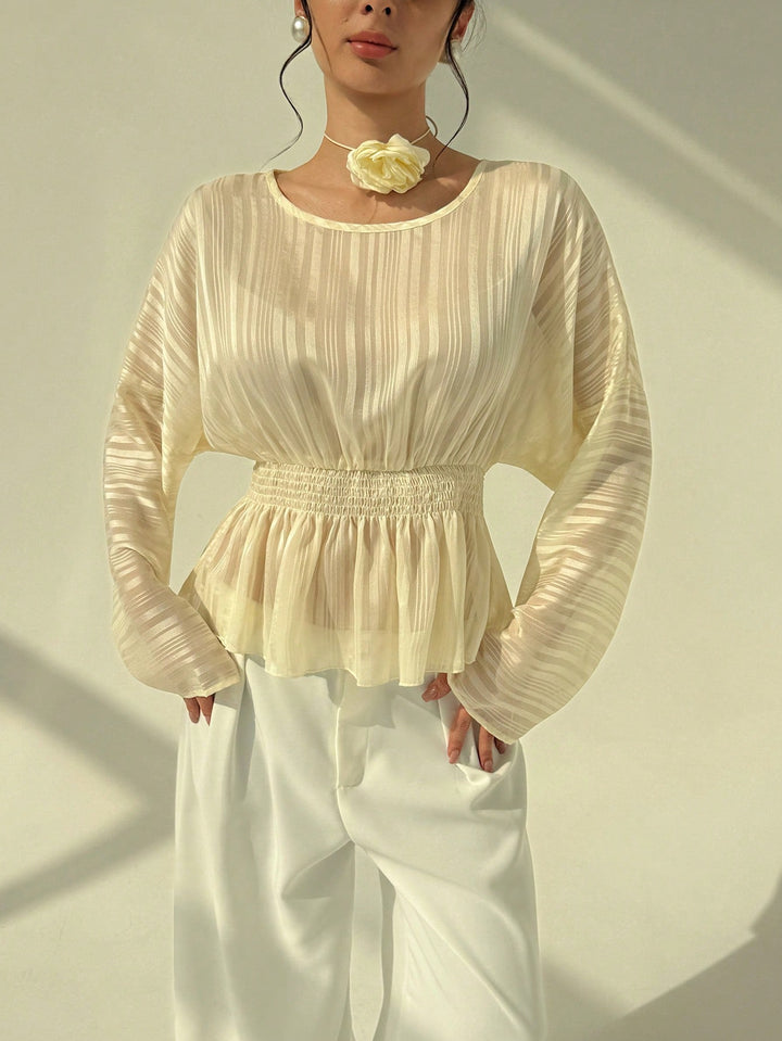 Top SHEIN, bej