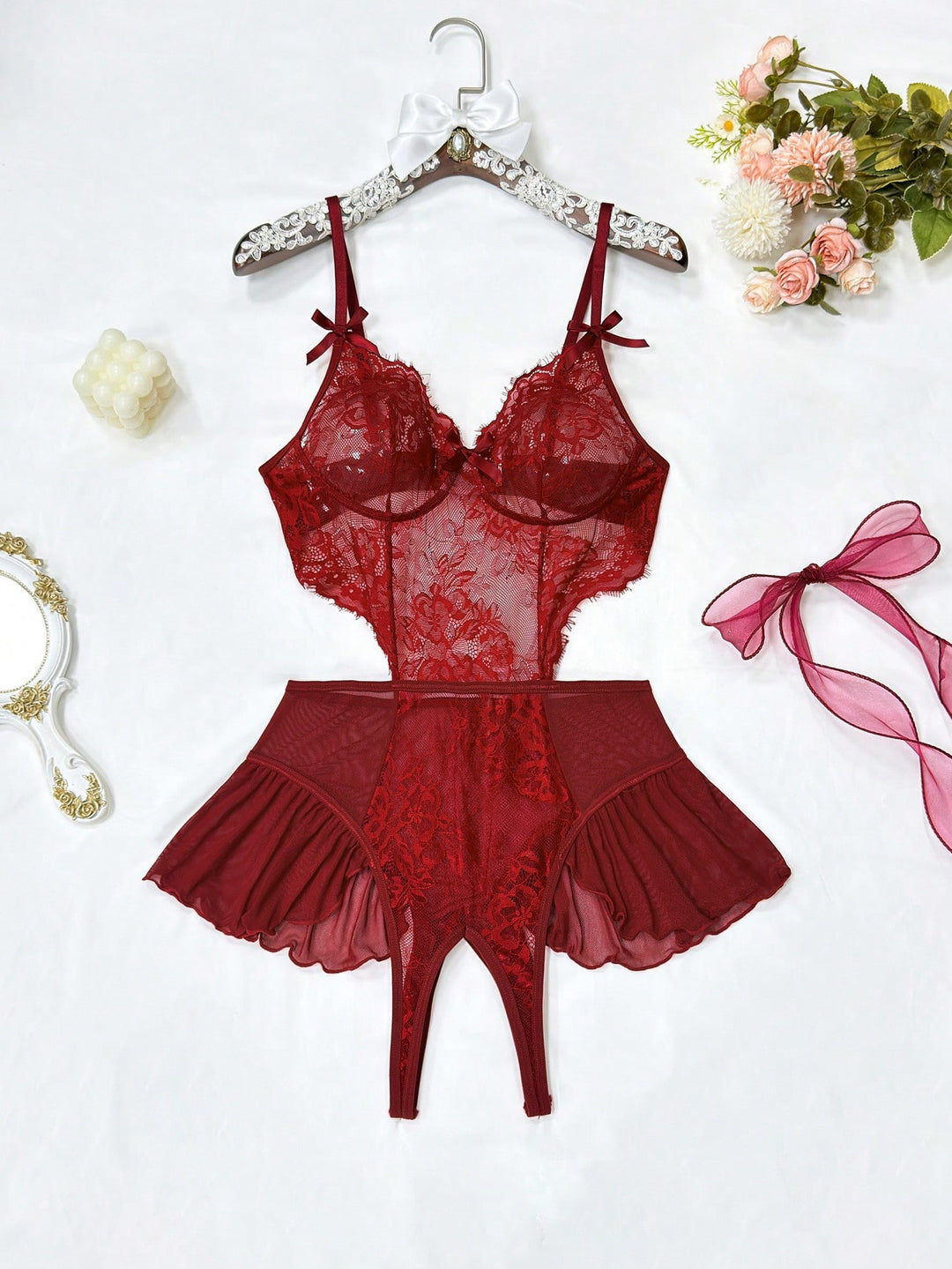 Body SHEIN, vișiniu