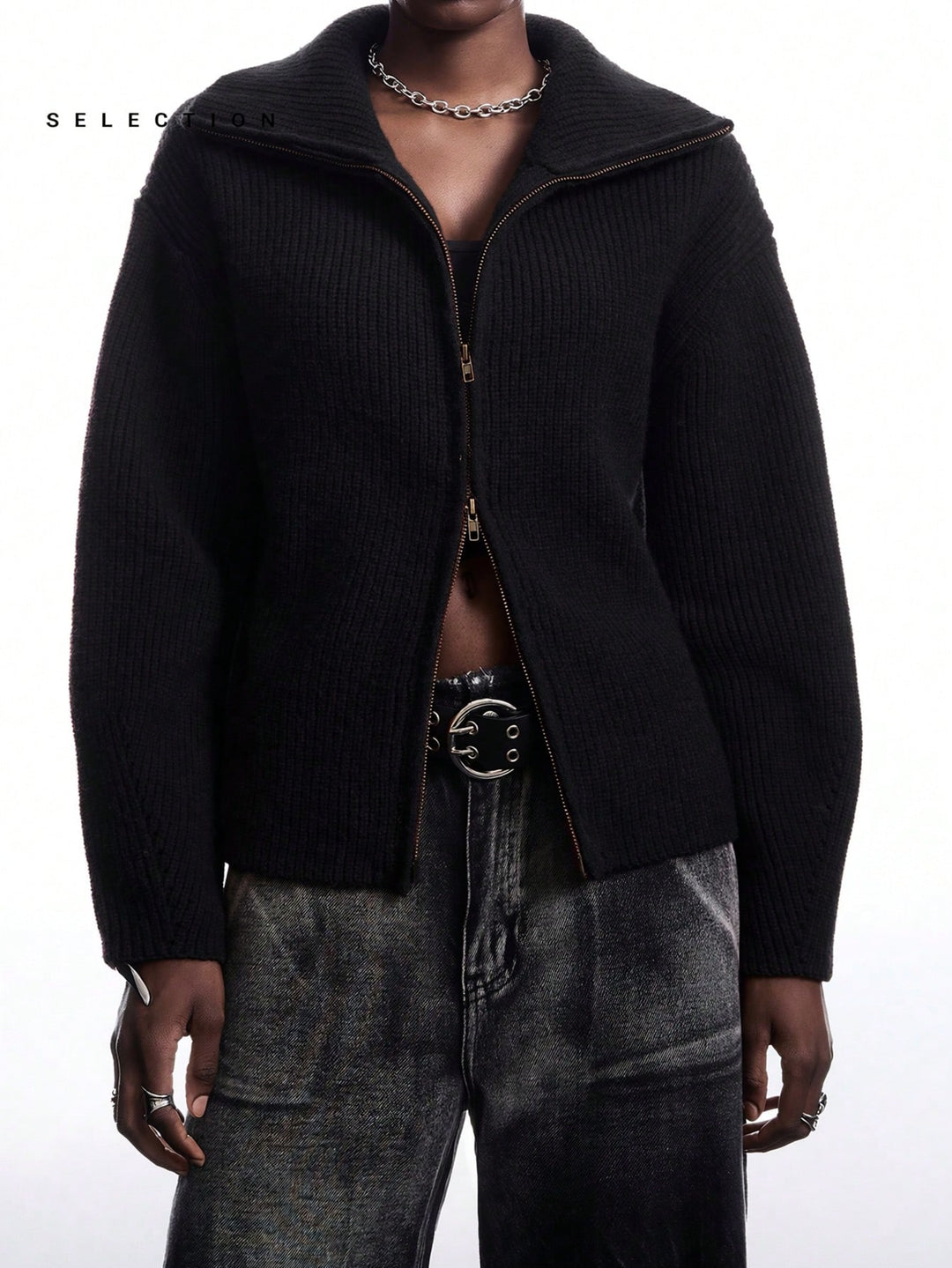 Pulover SHEIN, negru