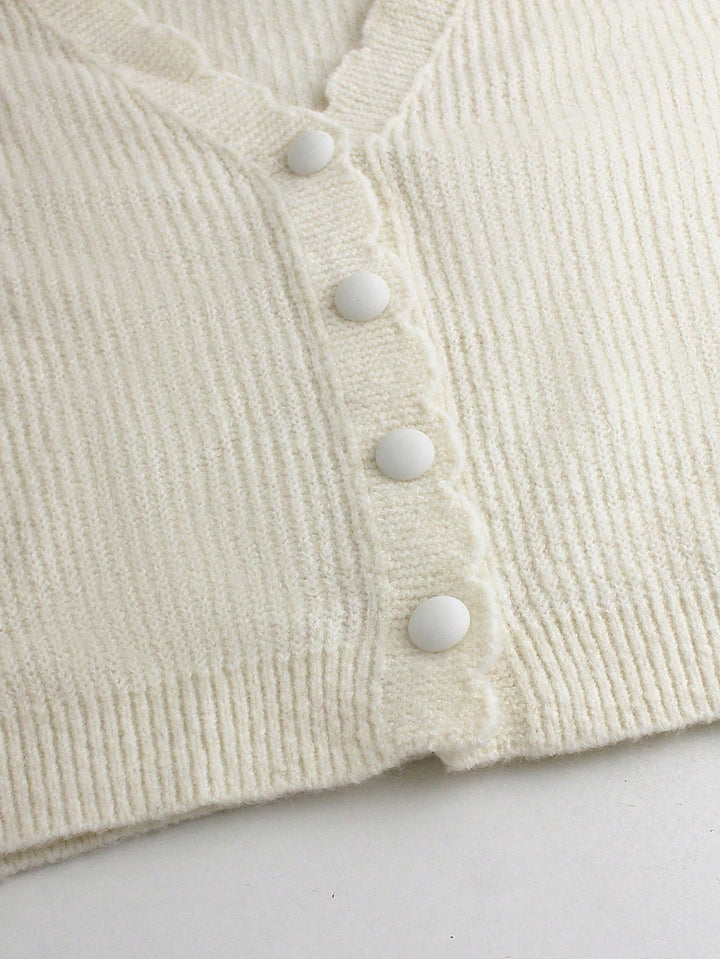 Cardigan SHEIN, alb