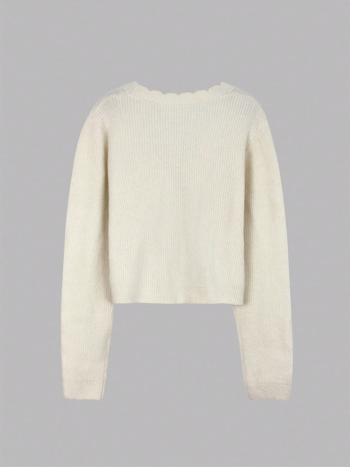Cardigan SHEIN, alb