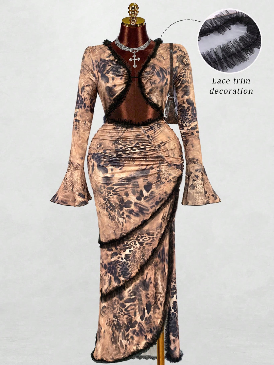 Rochie maxi SHEIN, mix culori