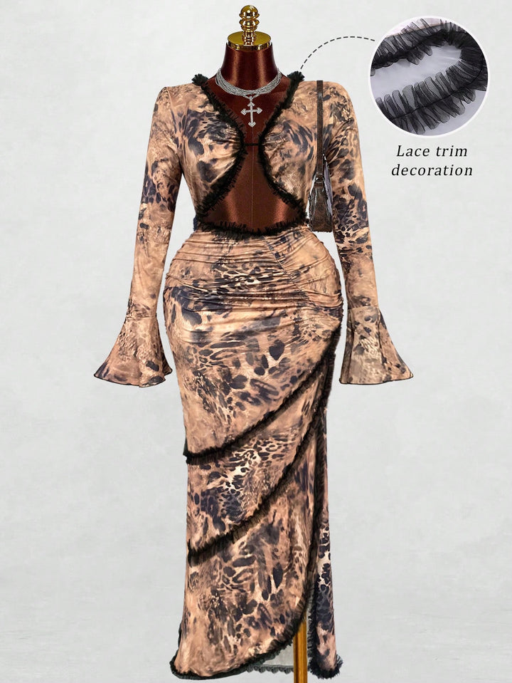 Rochie maxi SHEIN, mix culori