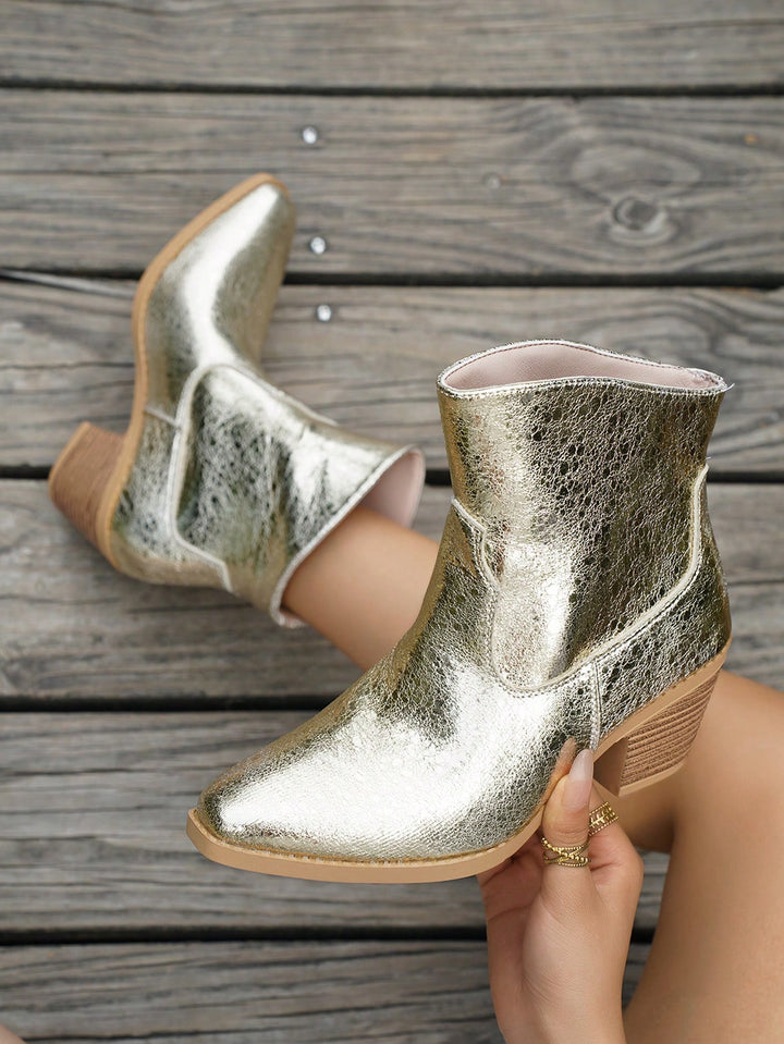 Botine SHEIN, auriu