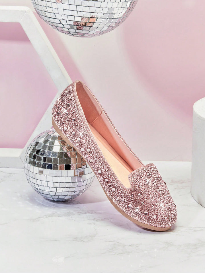 SHEIN balerina cipő, rózsaszín