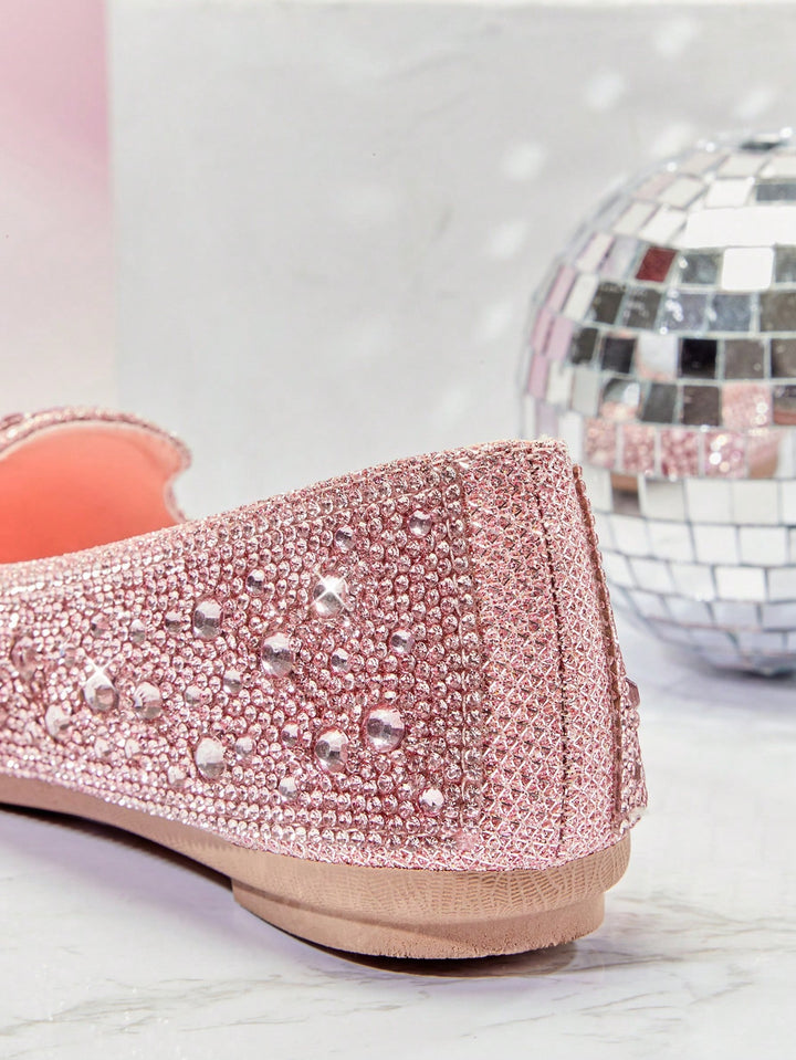SHEIN balerina cipő, rózsaszín