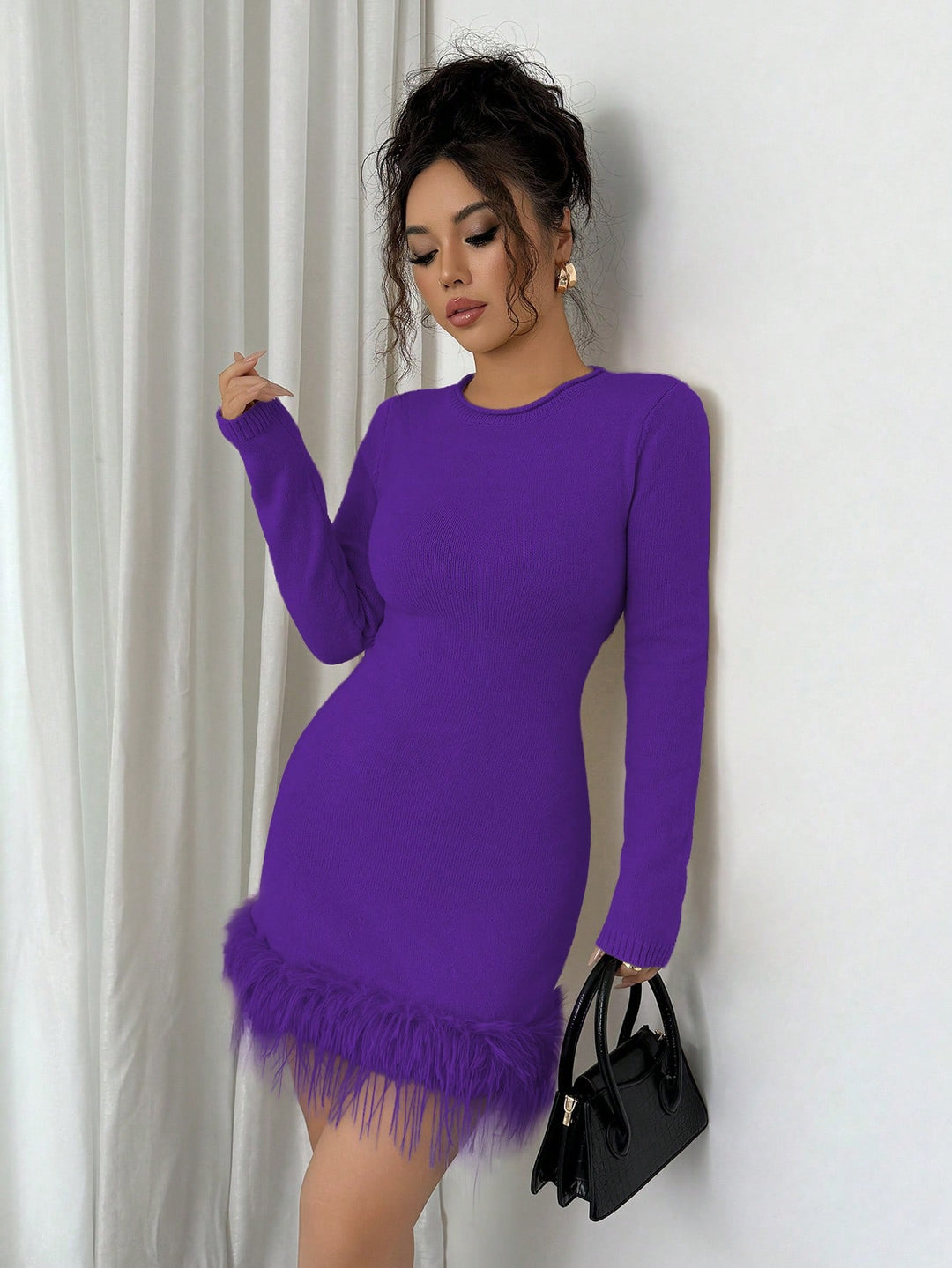 SHEIN ruha, lila