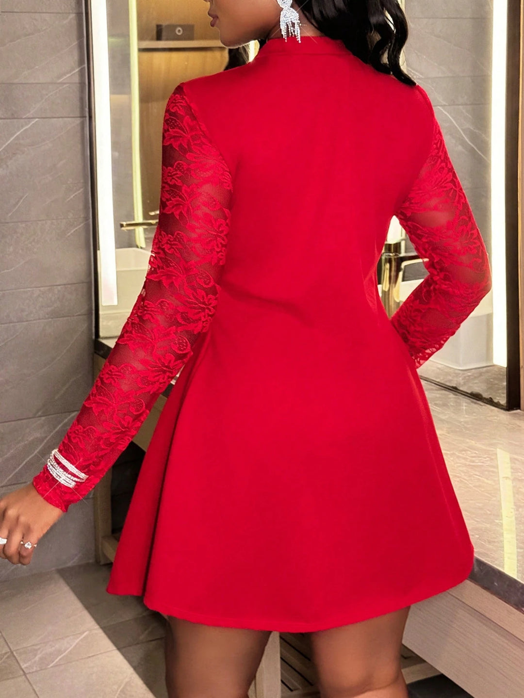 SHEIN miniruha, piros