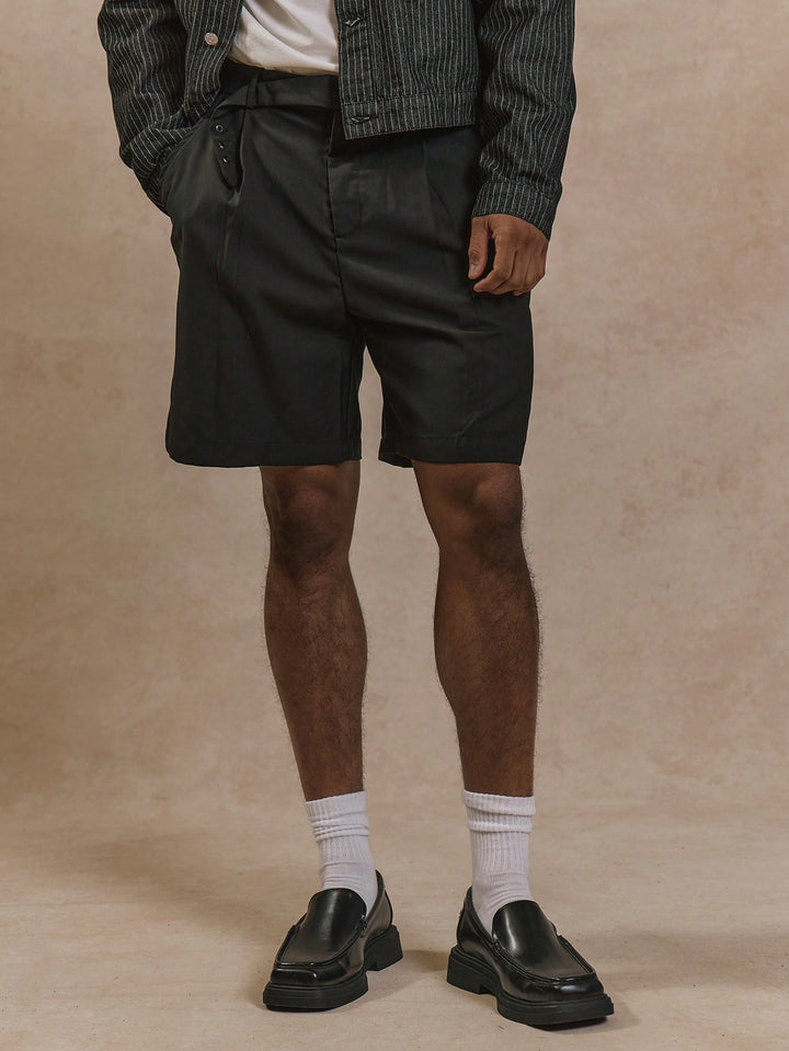 Pantaloni scurți SHEIN, negru