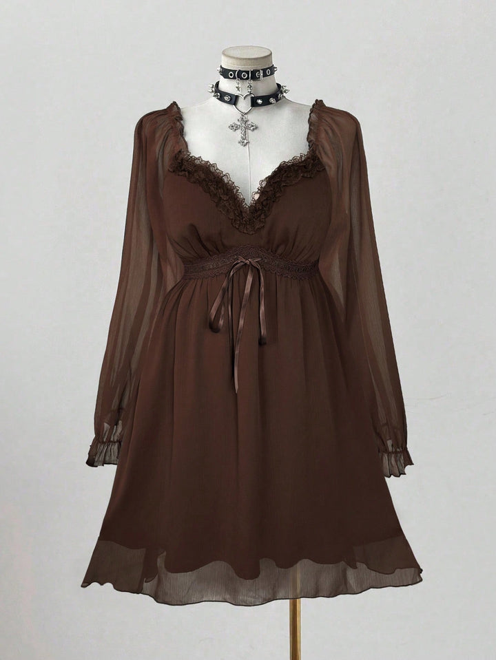 Rochie SHEIN, maro