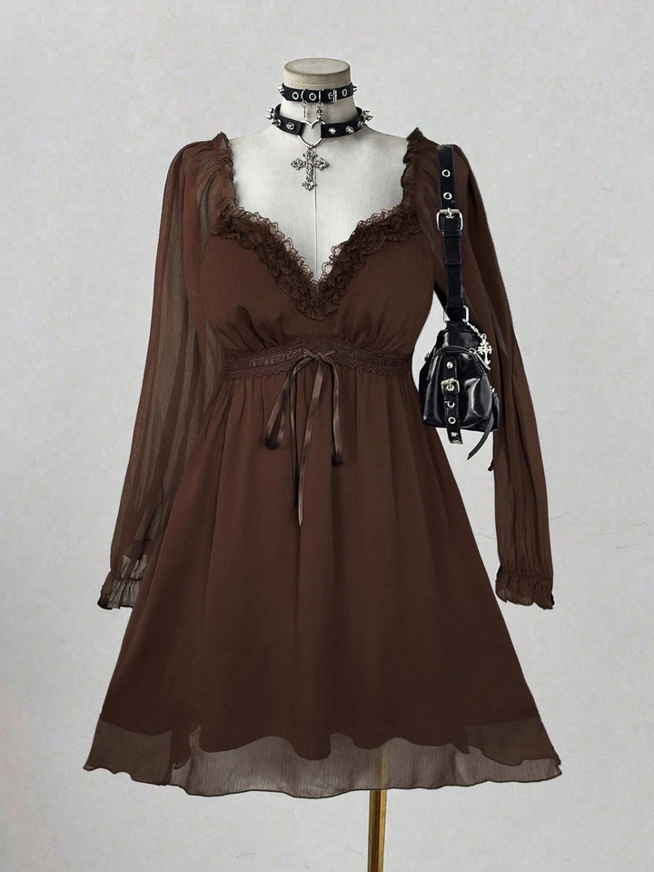 Rochie SHEIN, maro