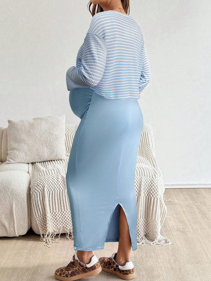 SHEIN ruhakészlet és kardigán, kék