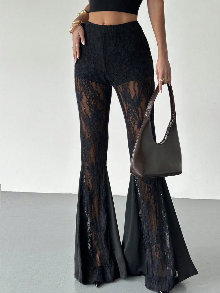 Pantaloni SHEIN, negru
