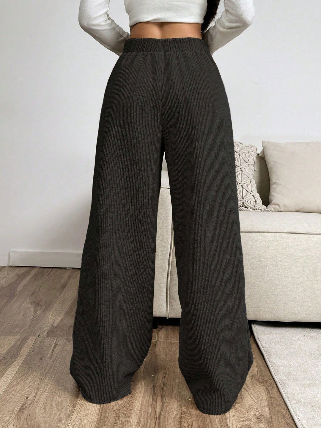 Pantaloni SHEIN, negru