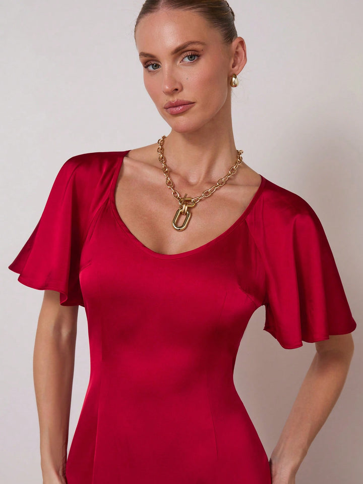 Rochie maxi SHEIN, roșu