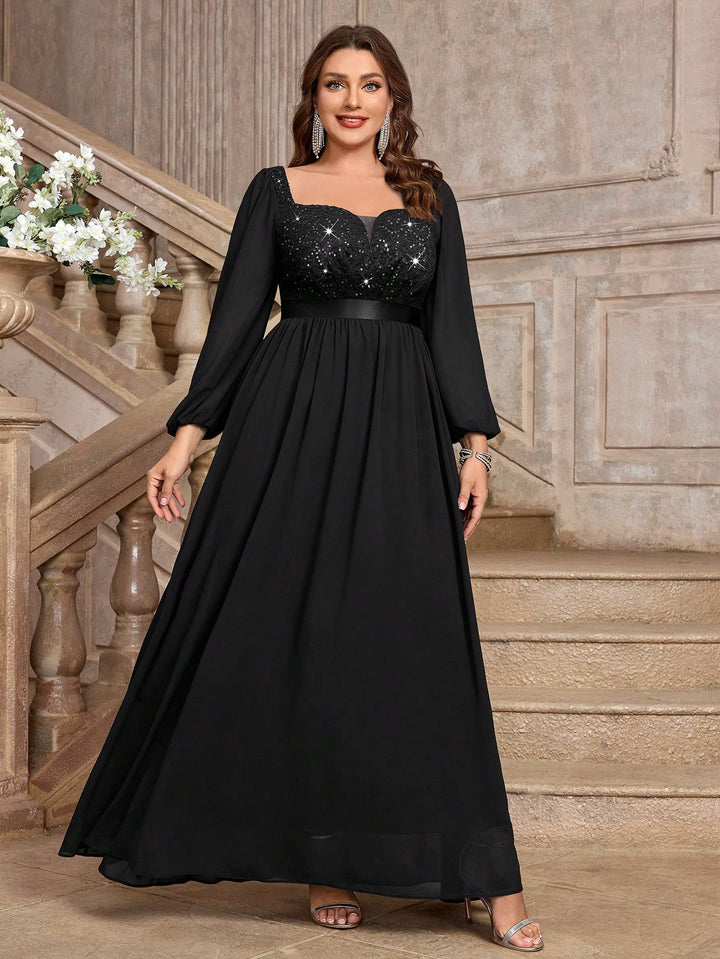 Rochie maxi SHEIN, negru