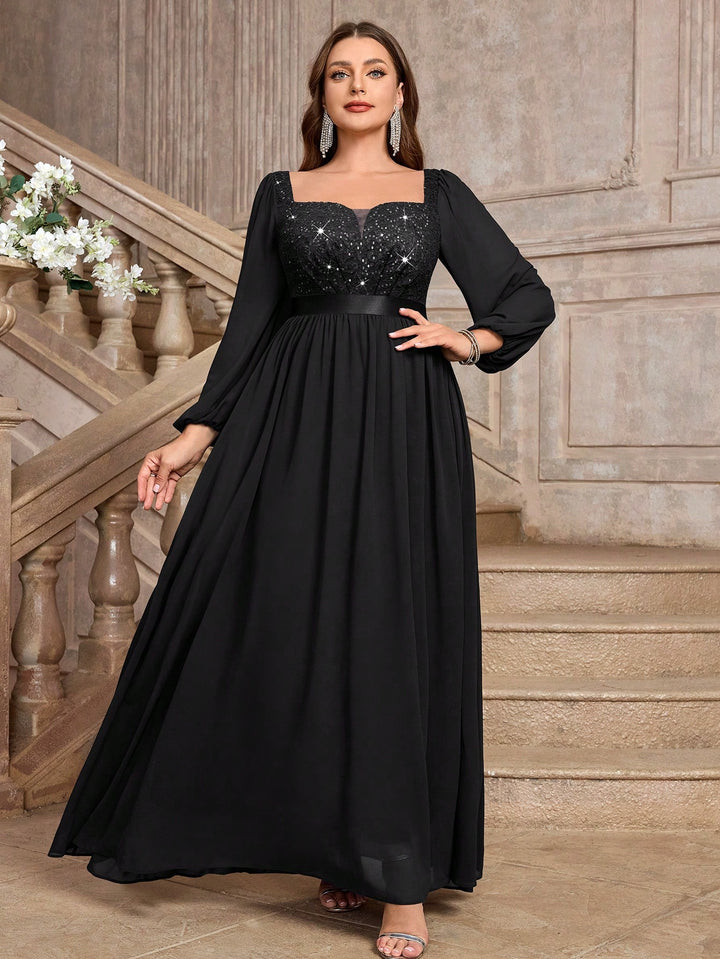 Rochie maxi SHEIN, negru