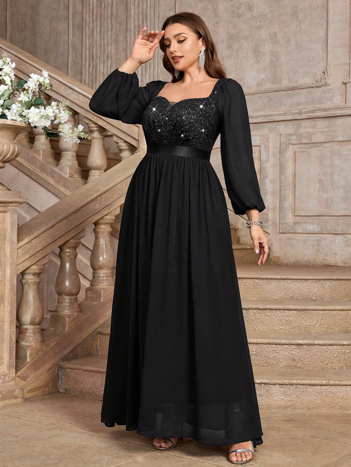 Rochie maxi SHEIN, negru