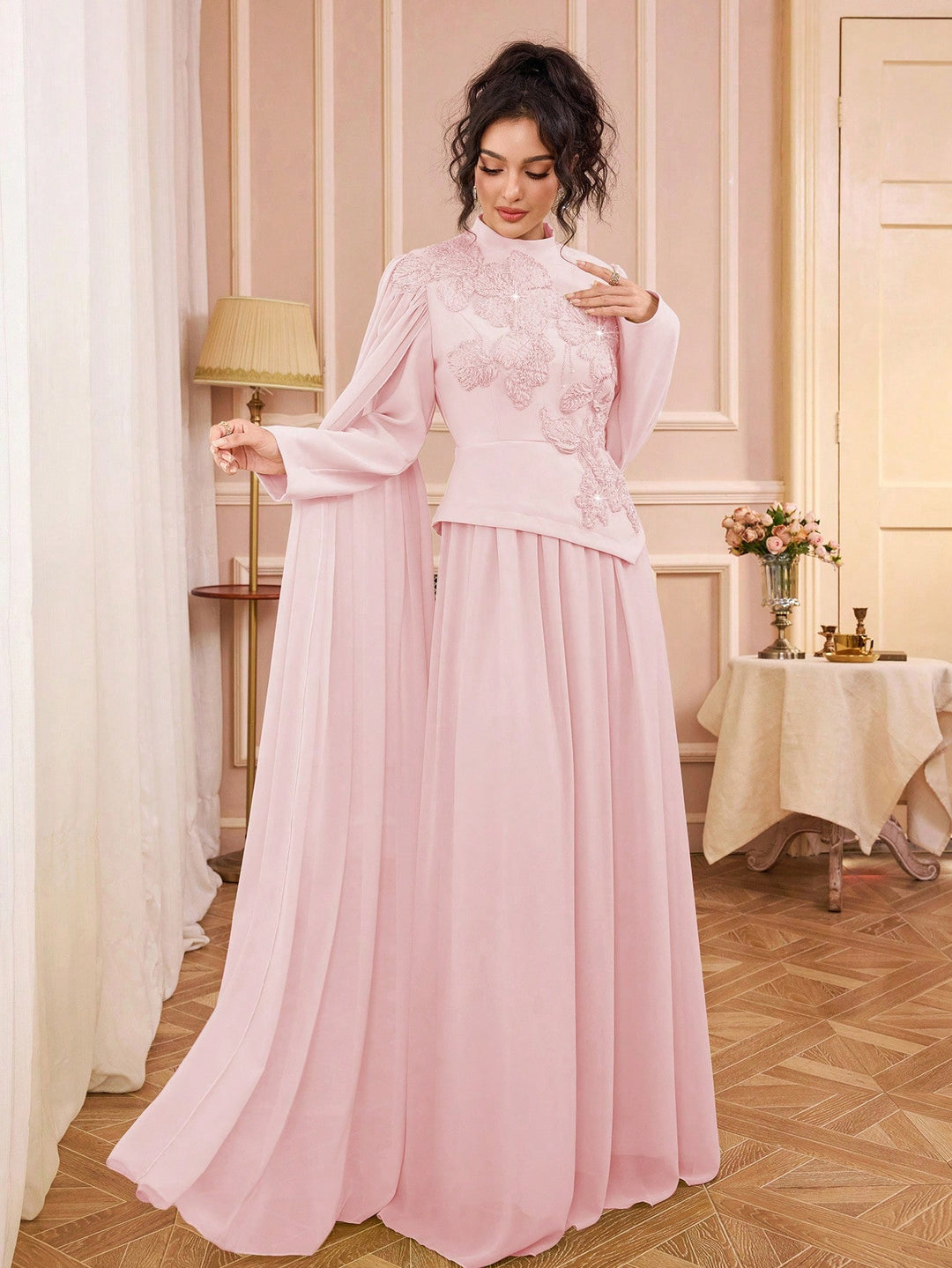Rochie de ocazie SHEIN, roz