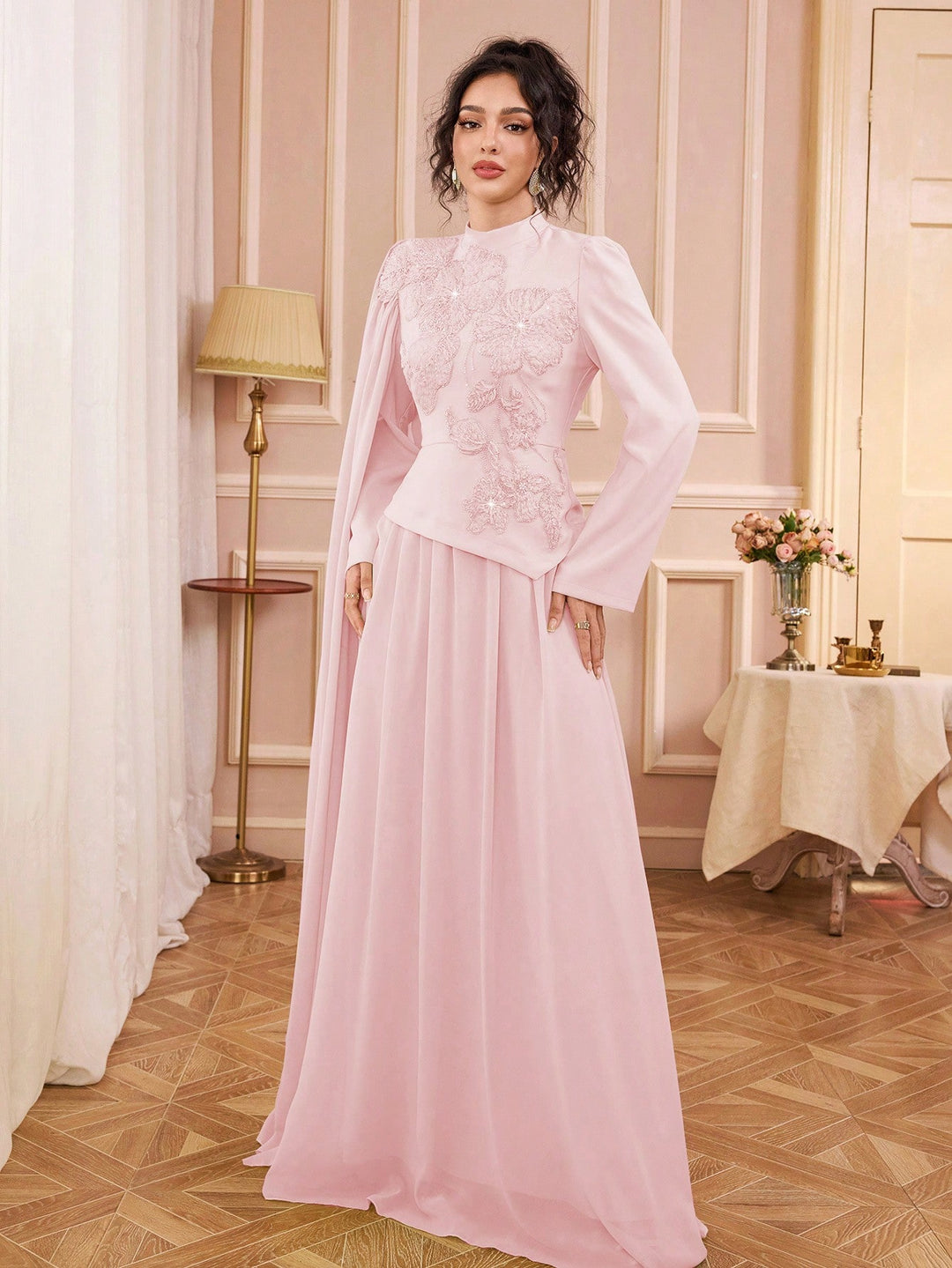 Rochie de ocazie SHEIN, roz
