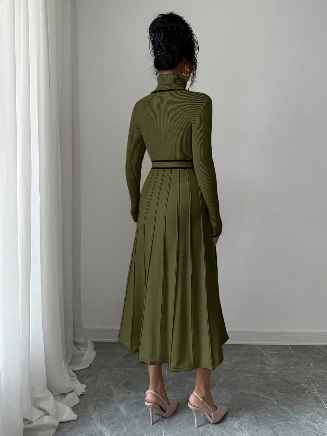 SHEIN maxi ruha, zöld