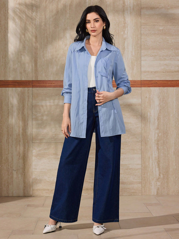Bluza SHEIN, albastru
