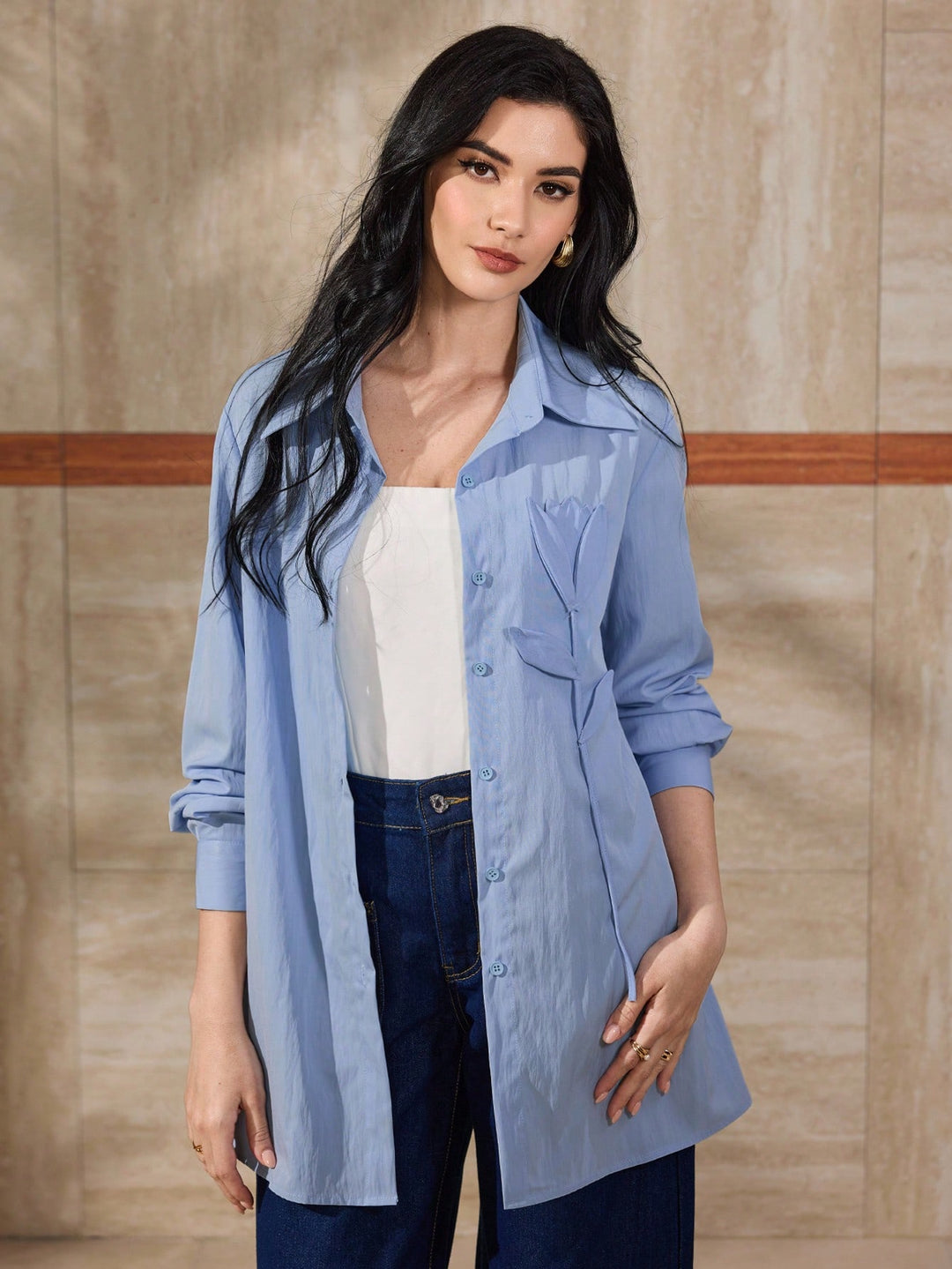 Bluza SHEIN, albastru