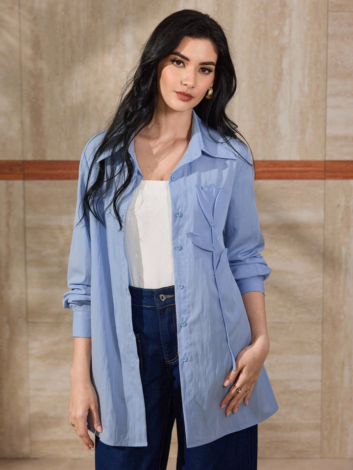 Bluza SHEIN, albastru
