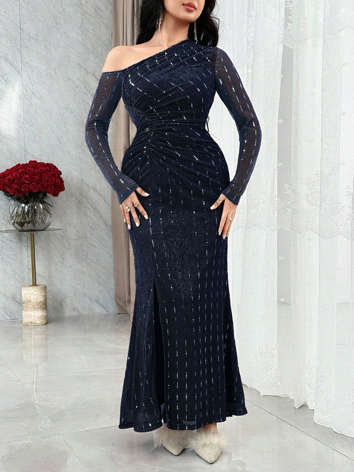 Rochie midi SHEIN, albastru