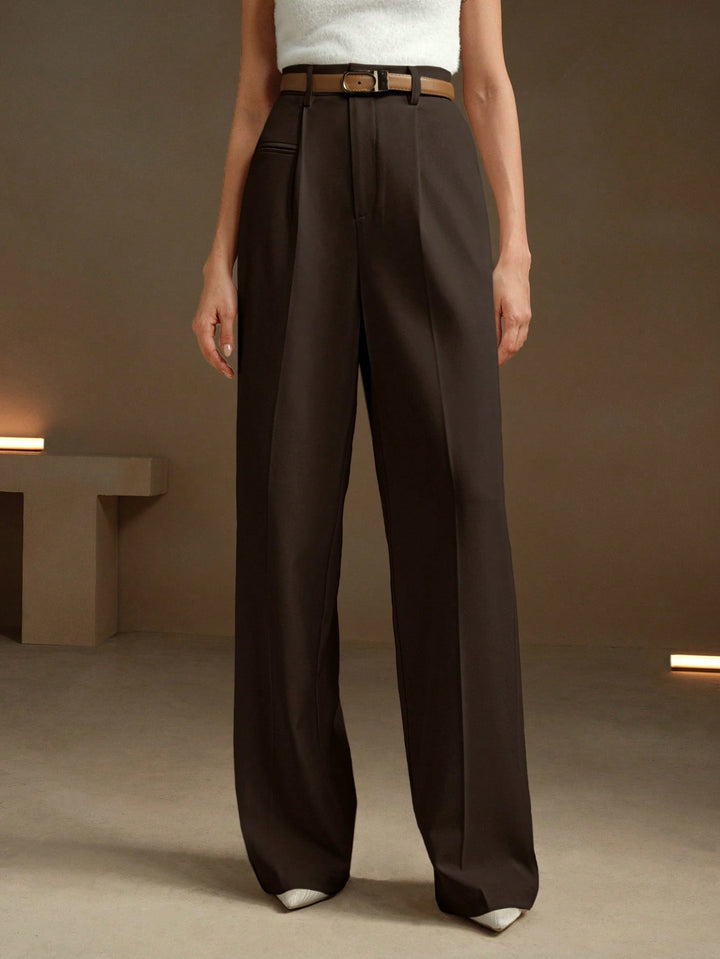 Pantalon SHEIN, maro
