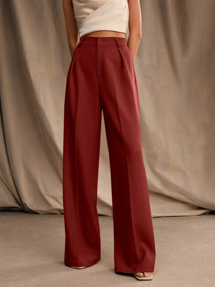 Pantaloni SHEIN, cărămiziu