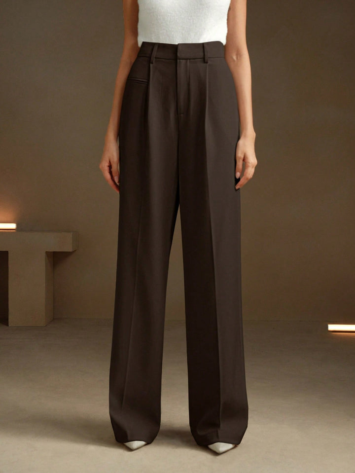 Pantalon SHEIN, maro