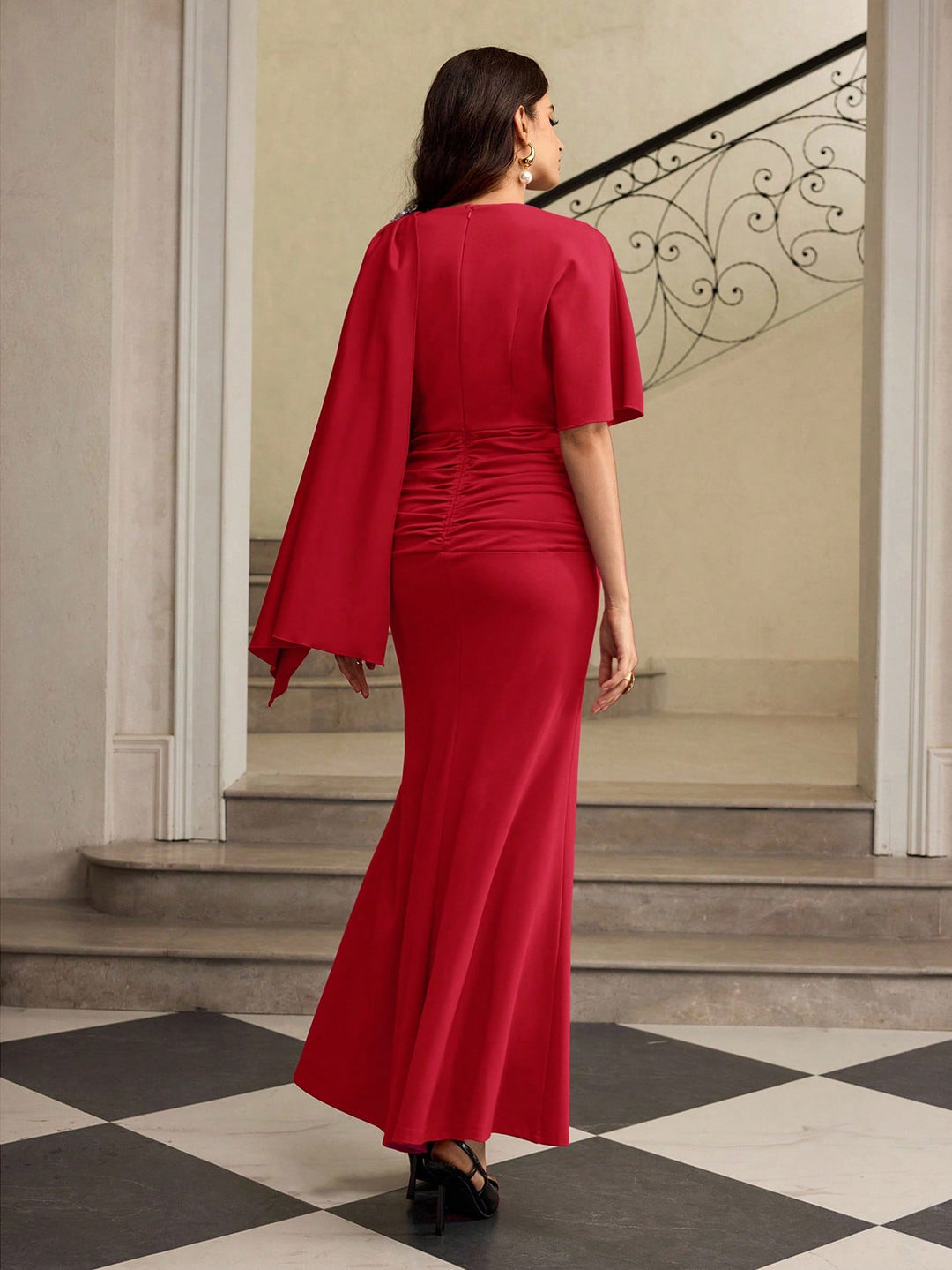 Rochie maxi SHEIN, roșu