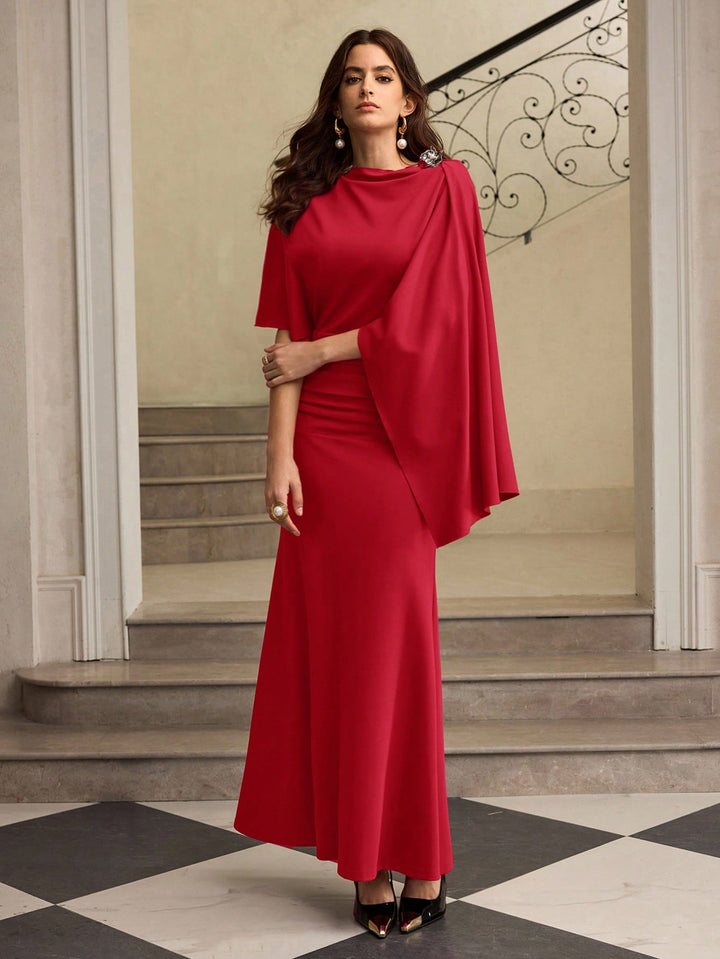 Rochie maxi SHEIN, roșu