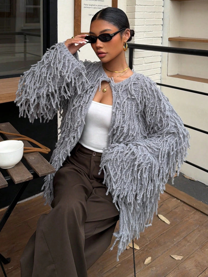 Cardigan SHEIN, gri
