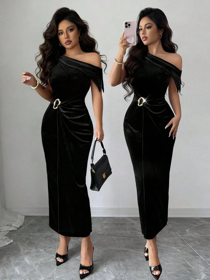 Rochie maxi SHEIN, negru