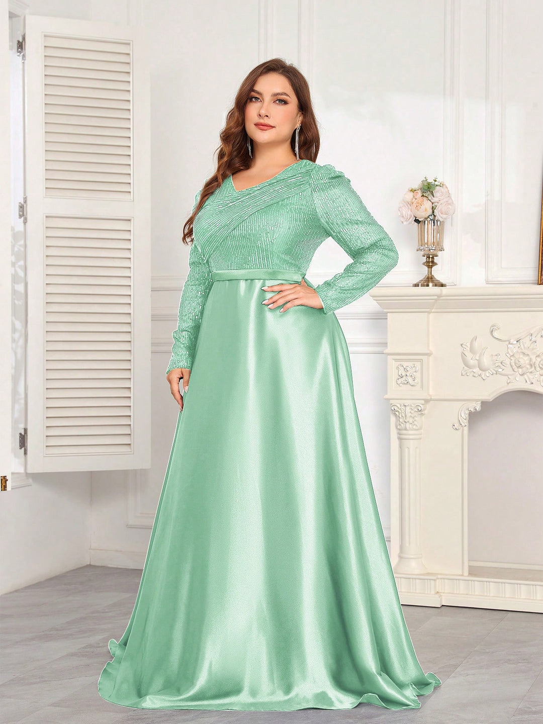 Rochie SHEIN, verde