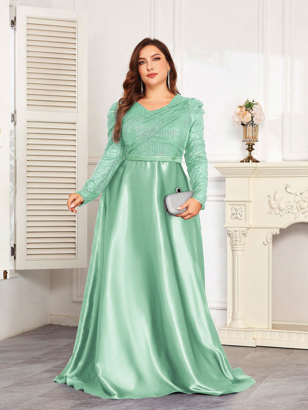 Rochie SHEIN, verde