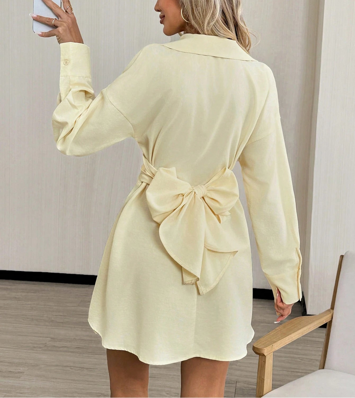 Rochie mini Shein, galben
